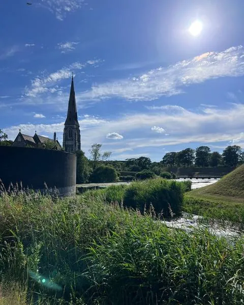 Twierdza Kastellet i wieża kościoła St. Alban's